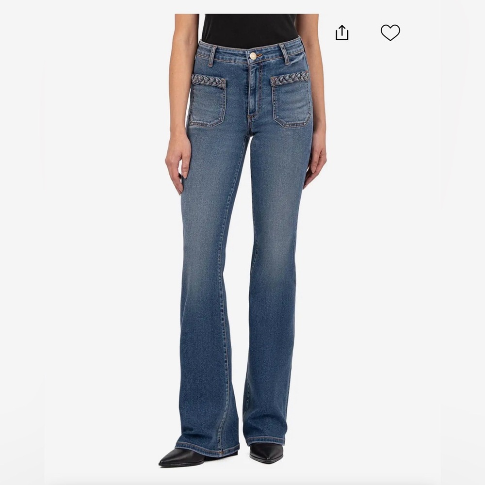 Kut from the Kloth Blue Flare Jeans size 10